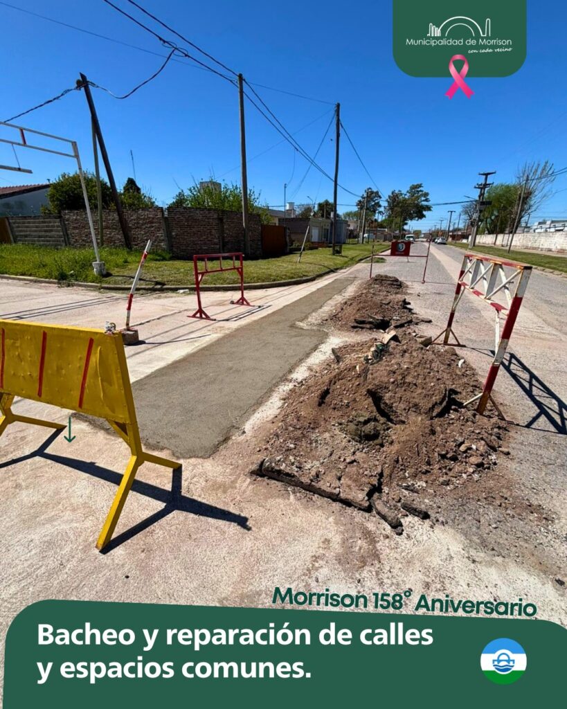 Morrison mejora sus calles y espacios públicos